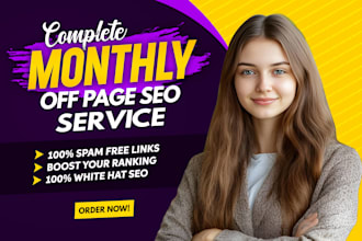do monthly off page SEO for top google ranking