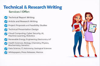 do technical and research writing