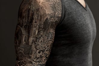 design professional tattoo and custom tattoo