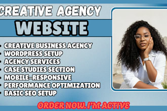 creative business agency website digital agency website