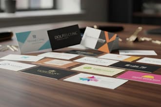modern, professional and print ready business card design