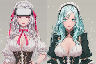 design and rig live2d model for vtuber streaming avatars