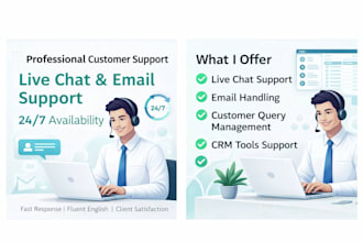 provide customer support and live chat assistance