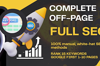 do complete off page SEO to boost your rankings and traffic