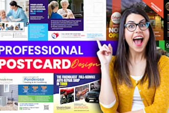 design professional postcard with ai visuals
