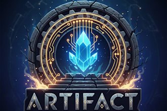 design a unique and mystical artifact logo for your brand
