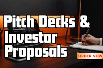 design a persuasive pitch deck and investor proposal to secure funding