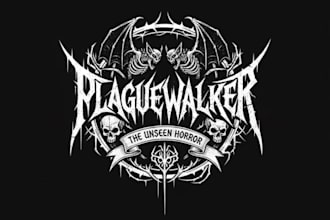 make metal,hardcore,heavy metal, black metal band logo