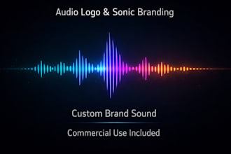 create a professional audio logo and sonic branding for your brand