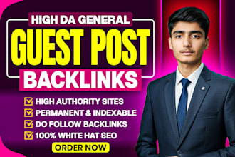 deliver safe and effective general backlinks via guest posts