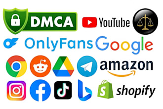 send dmca takedown notice to remove leaked, illegal, copyright violating content