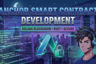 develop custom solana defi, nft and dao smart contracts