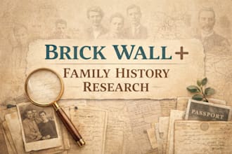 help you research brick walls