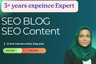 write 18 SEO and ai blog posts monthly