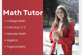 teach calculus trigonometry discrete math and college math