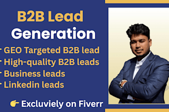 build geo targeted b2b email list with verified leads