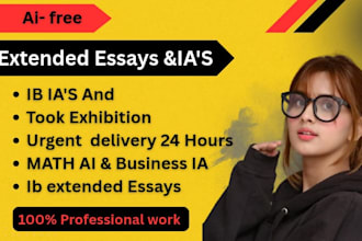 professionally do ib extended essays and ib ias in sl and hl