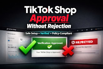 setup and approve your tiktok shop without rejection or bans