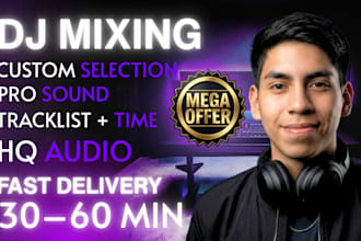create a professional dj mix from your playlist