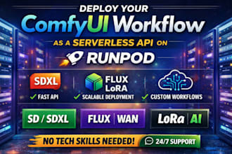 deploy your comfyui workflow as a fast, scalable serverless api on runpod