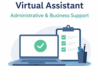 be your virtual assistant for admin, email and business support