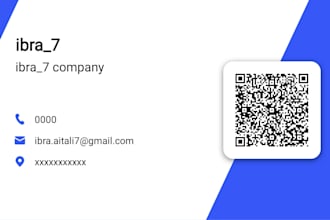 design a modern, minimalist and professional business card