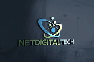 design modern tech startup logo , brand identity style guide