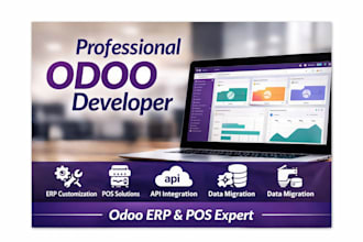 be your professional odoo developer for customization and integration