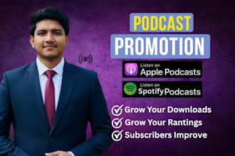 do organic podcast promotion on spotify apple podcast