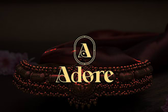 design a luxury logo for your jewelry brand or store