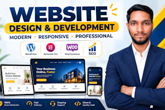 create wordpress website with elementor pro