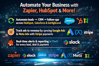 integrate zapier automation hubspot form slack bots gohighlevel calendars stripe