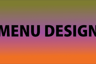 design restaurant and food menu, poster, flyer, brochure