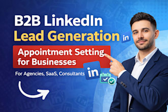 do linkedin lead generation and appointment setting for b2b