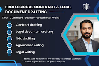 draft contracts, agreements, legal documents, nda