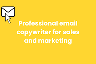 be your email copywriter
