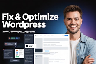 fix and optimize wordpress or woocommerce