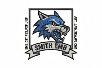 do professional embroidery digitizing for dst, pes, pxf