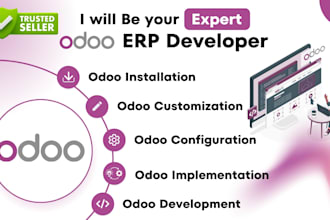 be expert odoo developer for odoo erp customization