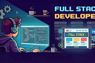 full stack web development of modern web applications