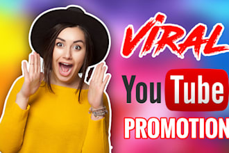 organic youtube promotion to active 1 million USA UK audience to view growth