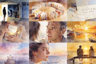 generate consistent ai illustrations for books and stories