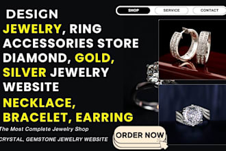 design jewelry, ring accessories store, diamond, gold, silver jewelry website