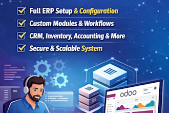 install and customize odoo erp for your business