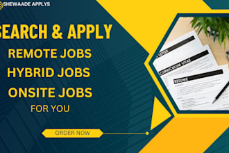 search and apply to jobs, job application, remote jobs, reverse recruit for you