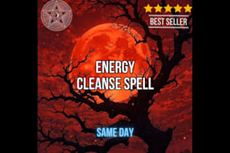 cast a powerful aura cleansing to clear negative energies, bad karma curses hex