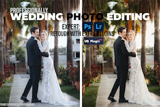 professionally edit and retouch your wedding photos