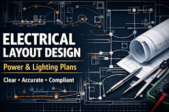design code compliant electrical layouts from your floor plan with power light