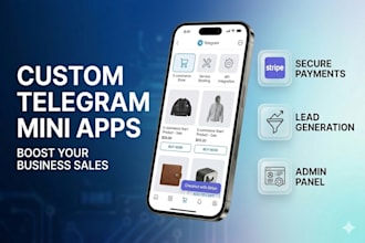 build a custom telegram mini app for your business