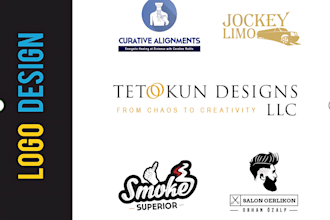 do modern minimalist bespoke professional business logo design